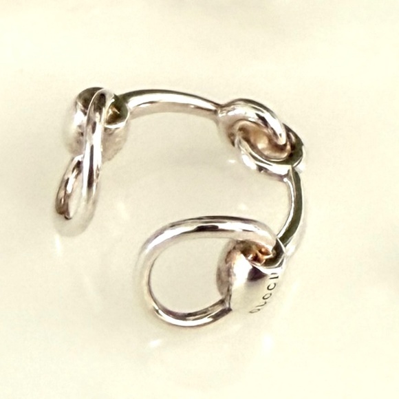 GUCCI 781137 Silver AG925 Earring Ear Cuff - Picture 2 of 13